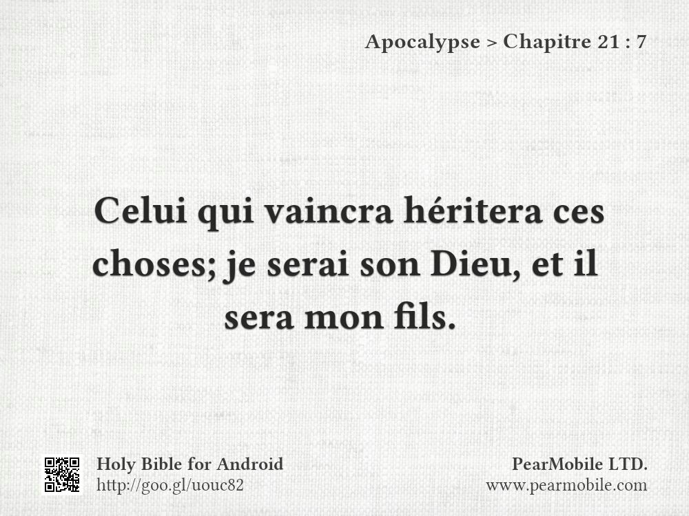 Apocalypse, Chapitre 21:7